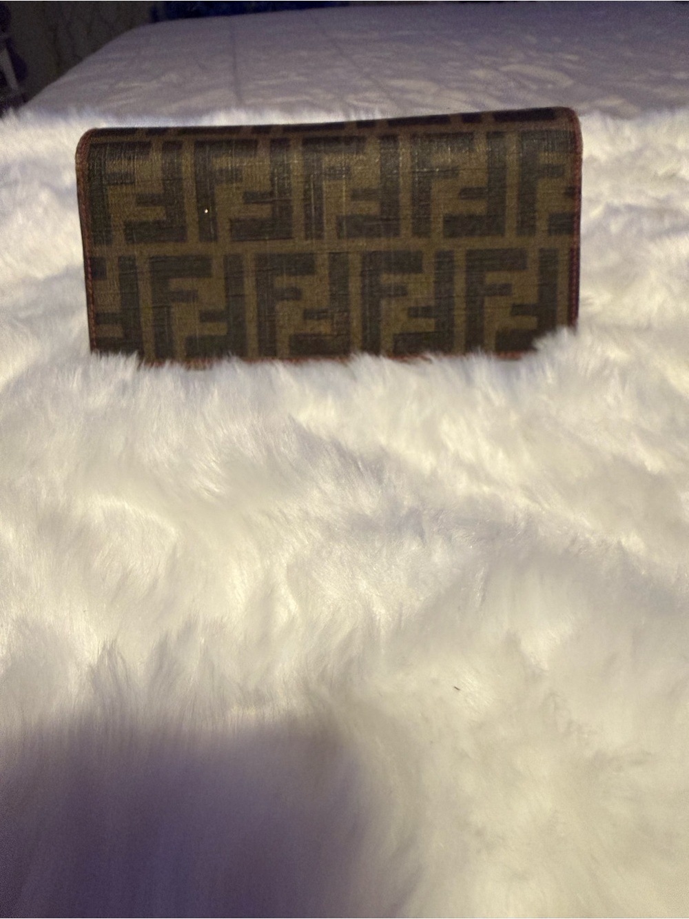 *Authentic* Monogram Zucca Continental Wallet in Brown and Black